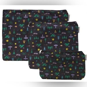 NWT Life is Good 3pc travel pouch set